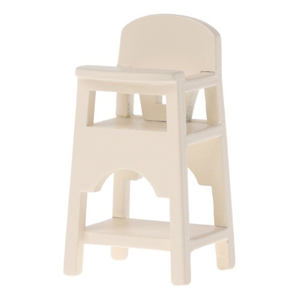 Maileg High chair, Mouse - Off white - kinderstoel Maileg High chair, Mouse - Off white - kinderstoel