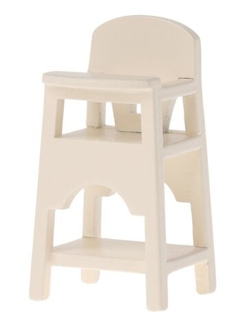 Maileg High chair, Mouse - Off white