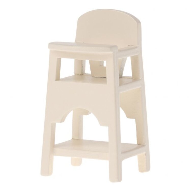 Maileg High chair, Mouse - Off white