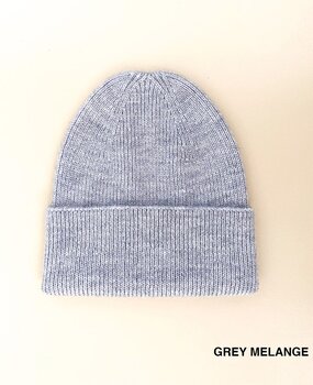 Hvid Beanie Fonzie NEWBORN - Grey Melange Hvid Beanie Fonzie NEWBORN - Grey Melange