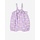 Waves all over romper LAVENDER