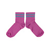 Piupiuchick socks | fuschia w/ blue stripes Piupiuchick socks | fuschia w/ blue stripes