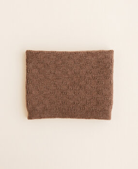 Hvid Tube Scarf Gigi - Mocha