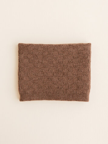 Hvid Tube Scarf Gigi - Mocha