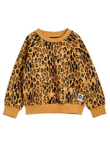 Mini Rodini Basic leopard sweatshirt - beige
