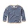 Sweatshirt knitted stripes Azzurra blue