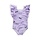 Swimsuit ruffle shades print Lilac breeze