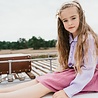 Petit Blush Collar Blouse Purple Rose Petit Blush Collar Blouse Purple Rose