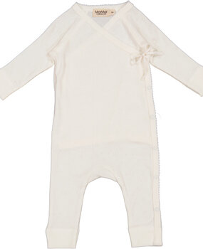 MarMar Copenhagen Rula Modal Pointelle Body New Born - 0153 Cloud MarMar Copenhagen Rula Modal Pointelle Body New Born - 0153 Cloud