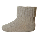 MP Denmark 10 533 489 Cotton rib baby socks Light Brown Melange MP Denmark 10 533 489 Cotton rib baby socks Light Brown Melange