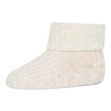 MP Denmark 10 533 499 Cotton rib baby socks Creme Melange MP Denmark 10 533 499 Cotton rib baby socks Creme Melange