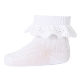 MP Denmark 10 57054 1 Lisa socks with lace White MP Denmark 10 57054 1 Lisa socks with lace White