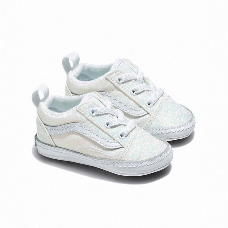 Vans Old skool crib glitter white baby
