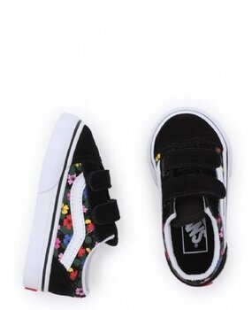 Vans Old skool V floral black/white toddler