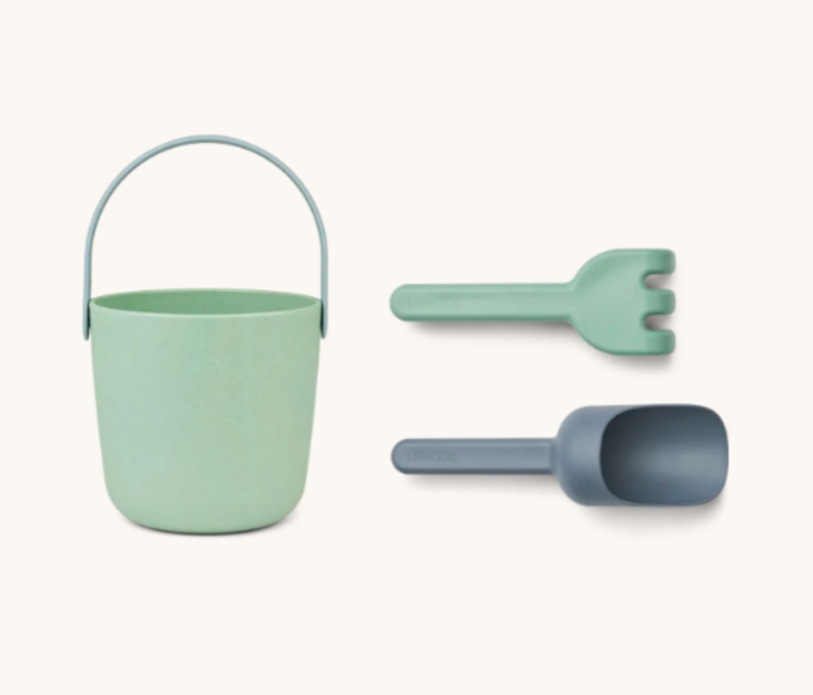 Liewood Donny beach set - 1077 Dusty mint multi mix