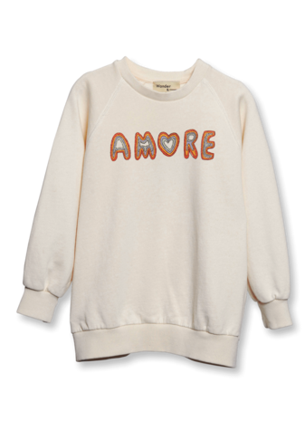Amore Sweatshirt ecru Amore Sweatshirt ecru