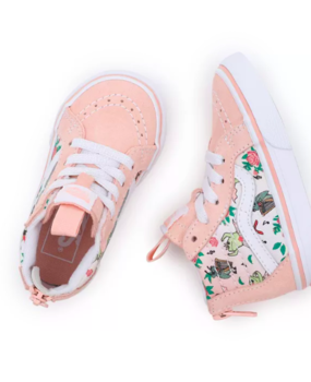 Vans Sk8-Hi Zip Frog Frolic Tropical Peach