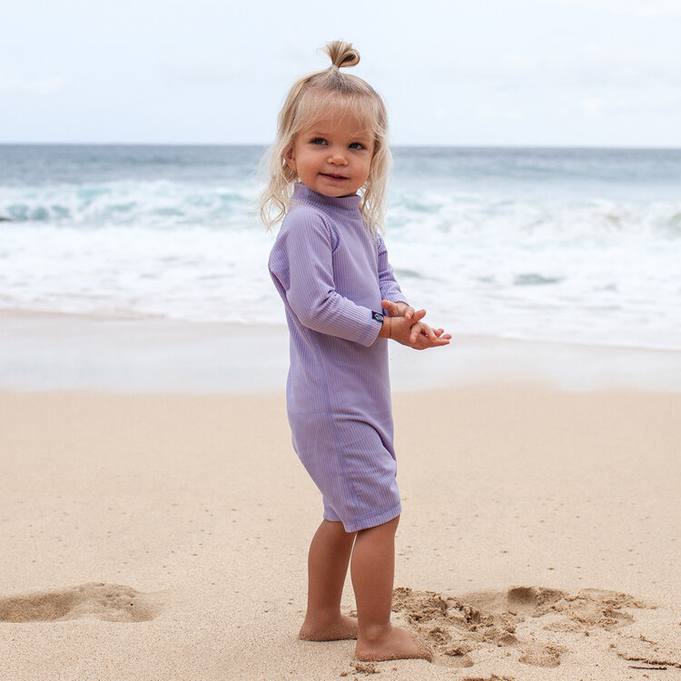 Beach & Bandits Lavender Ribbed Baby