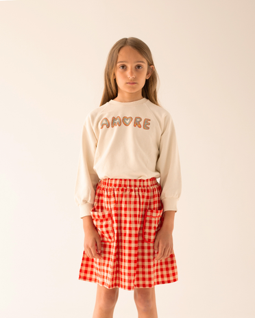 Amore Sweatshirt ecru Amore Sweatshirt ecru