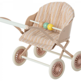 Maileg Stroller baby mice - rose