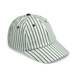 Liewood Danny cap - 1484 Y/D stripes Garden green / Creme de la creme