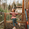 Sproet & Sprout Legging Painted stripe print ice blue Sproet & Sprout Legging Painted stripe print ice blue