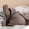 Nixnut Born Onesie Night Stripe Nixnut Born Onesie Night Stripe