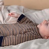 Nixnut Born Onesie Night Stripe Nixnut Born Onesie Night Stripe