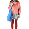 Piupiuchick Sweatshirt | Pink w/ multicolor triangle print Piupiuchick Sweatshirt | Pink w/ multicolor triangle print