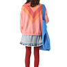 Piupiuchick Sweatshirt | Pink w/ multicolor triangle print Piupiuchick Sweatshirt | Pink w/ multicolor triangle print