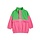 Fleece zip pullover pink