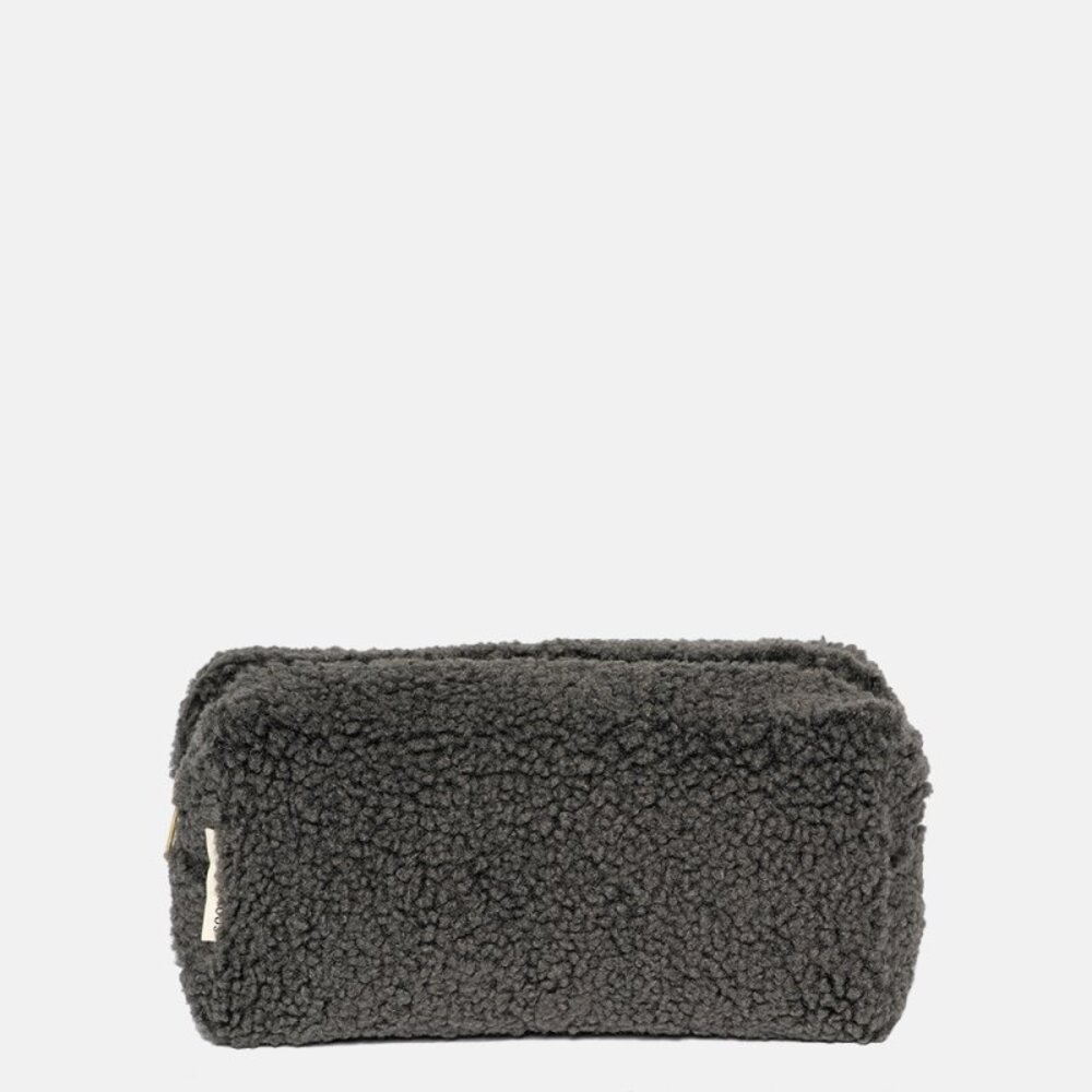 Studio Noos dark grey teddy pouch Studio Noos dark grey teddy pouch