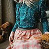 Petit Blush Puff longsleeve - poppy flower AOP Petit Blush Puff longsleeve - poppy flower AOP