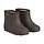 Gevoerde regenlaarzen - thermo boots short - 2124 Coffee Bean