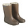 Gevoerde regenlaarzen - thermo boots glitter - 2502 Chocolate Chip