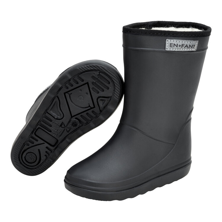 En Fant Gevoerde regenlaarzen - 106 Black