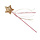 Glitter Star Wand Pink