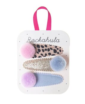 Rockahula Leopard Pom Pom Clips