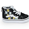 Vans Sk8-Hi Zip Melted Check Black Vans Sk8-Hi Zip Melted Check Black
