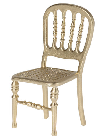 Maileg Chair, Mouse - Gold