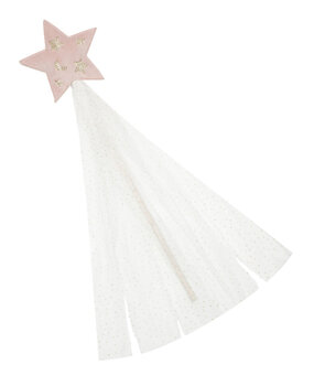 Mimi & Lula STARS AND MOON VELVET WAND - PINK Mimi & Lula STARS AND MOON VELVET WAND - PINK