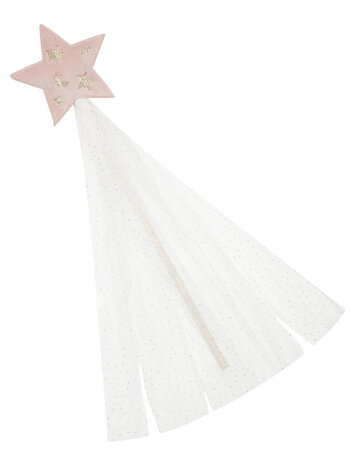 Mimi & Lula STARS AND MOON VELVET WAND - PINK