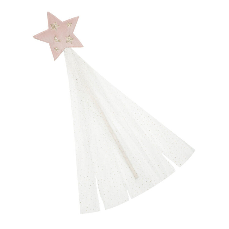 Mimi & Lula STARS AND MOON VELVET WAND - PINK