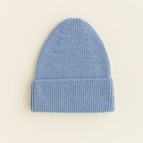 Hvid Beanie Fonzie KIDS - Light Blue