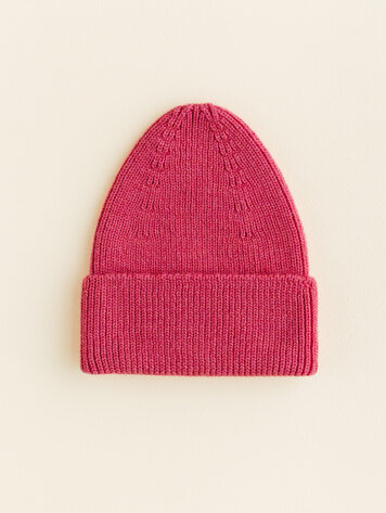Hvid Beanie Fonzie KIDS - Lollipop