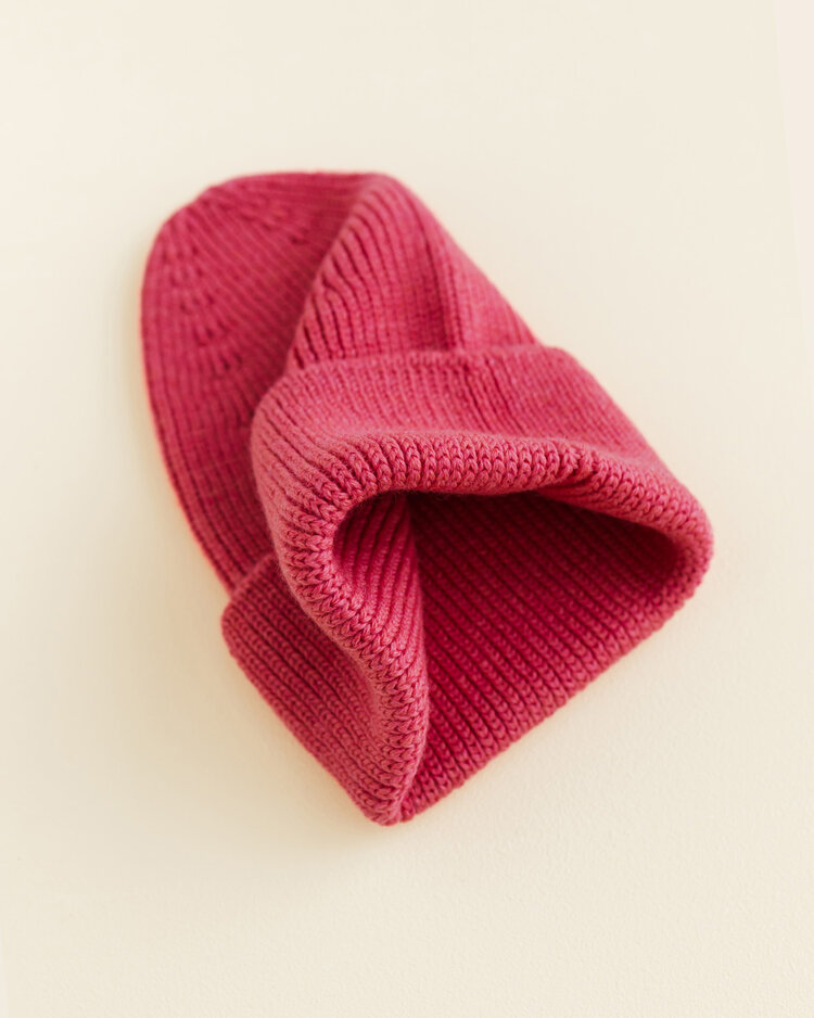 Hvid Beanie Fonzie KIDS - Lollipop - muts