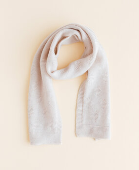 Hvid Scarf Gina - Off White Hvid Scarf Gina - Off White