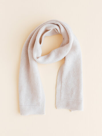 Hvid Scarf Gina - Cream
