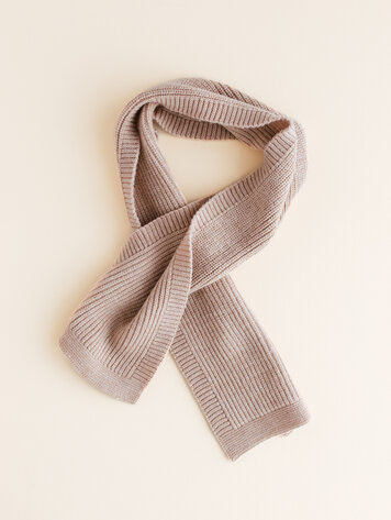 Hvid Scarf Gustave - Sand