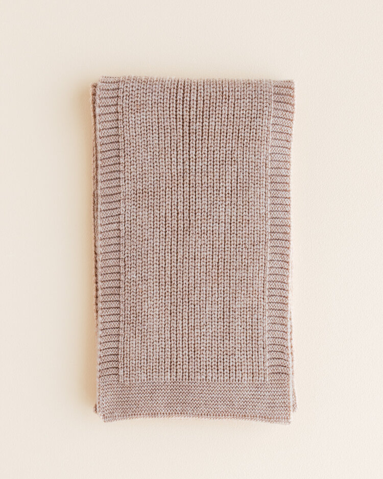 Hvid Scarf Gustave - Sand